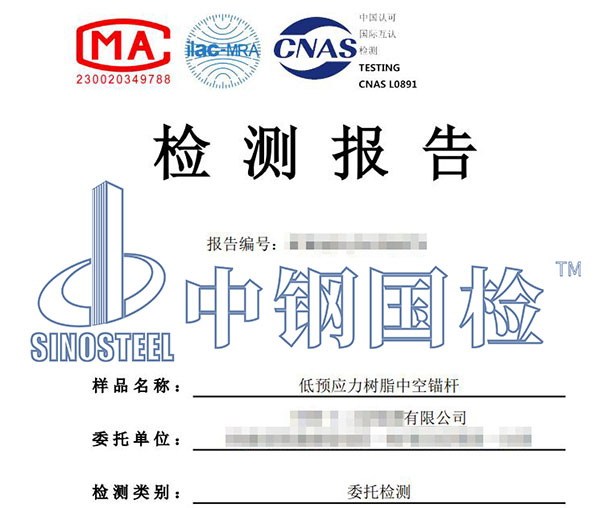 錨桿檢測報(bào)告