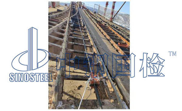 鋼絲繩無(wú)損檢測(cè)儀布置現(xiàn)場(chǎng)